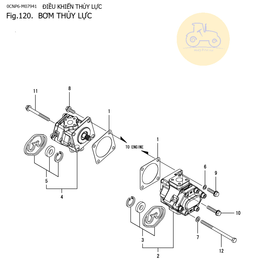 Bơm thủy lực 351