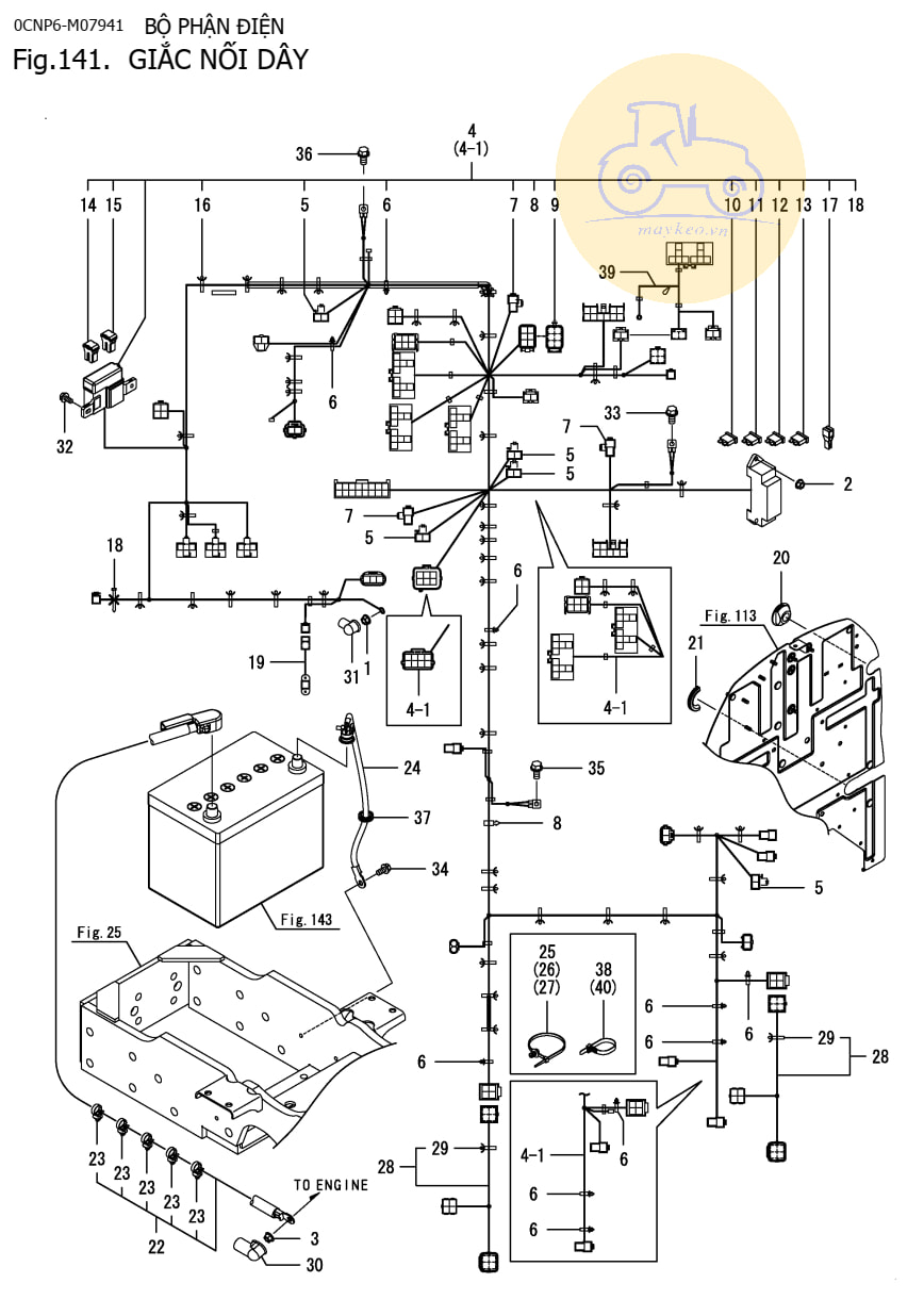 Giắc nối dây YM351