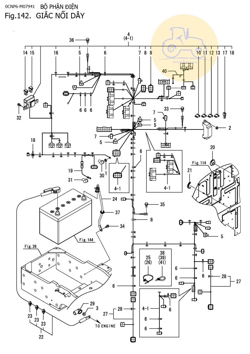 Giắc nối dây YM357