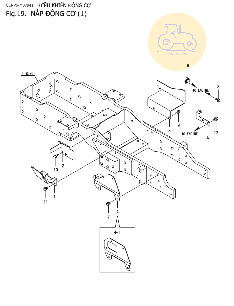 Nắp động cơ 351