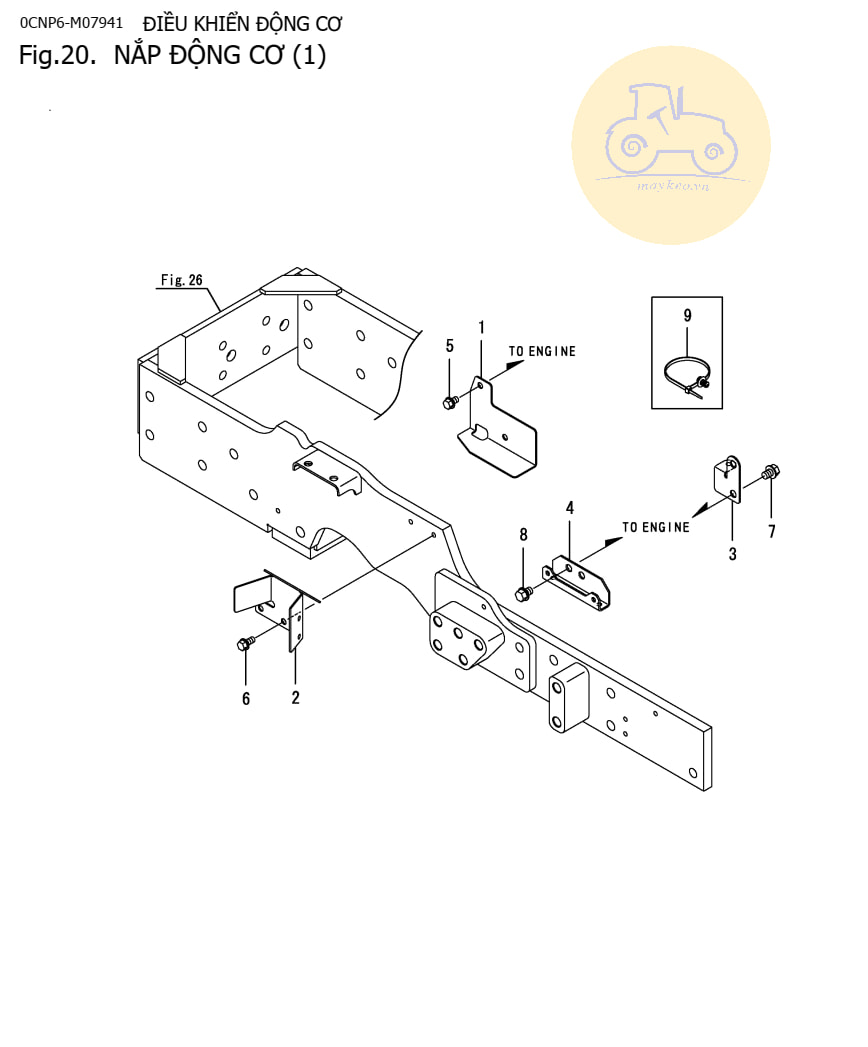 Nắp động cơ 357