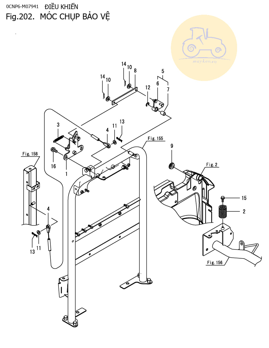 Móc chụp bảo vệ