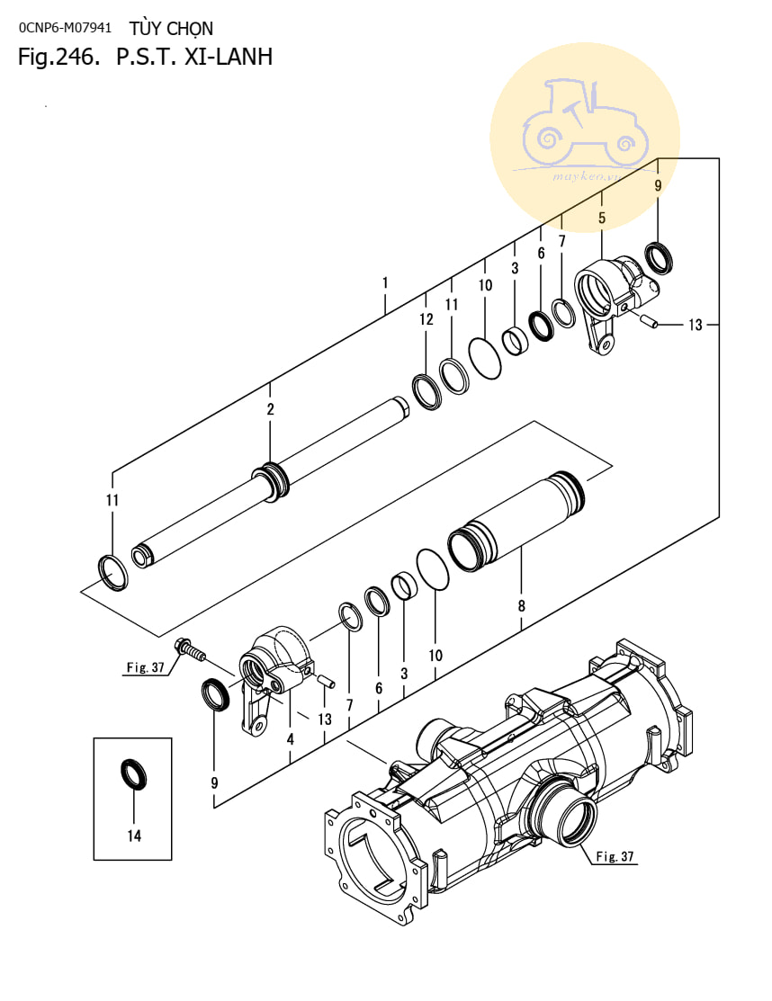 Xy lanh hỗ trợ lái