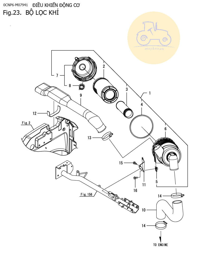 Bộ lọc khí ym351