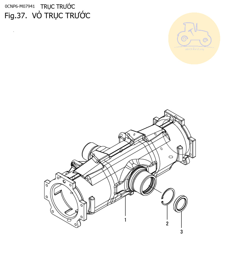 Vỏ trục trước