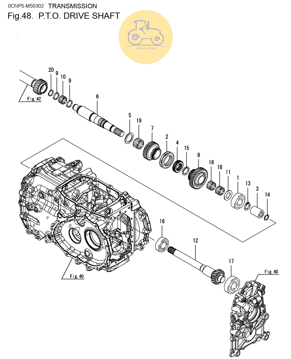 Trục PTO