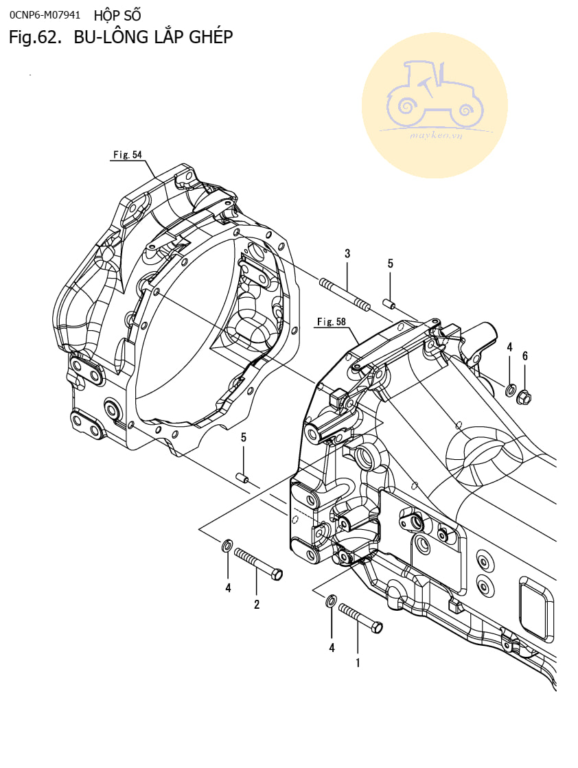 Bu lông lắp ghép YM357