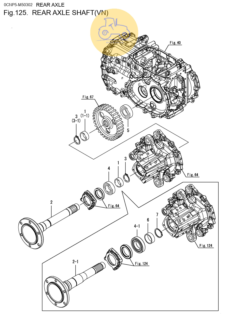 bánh răng trục sau