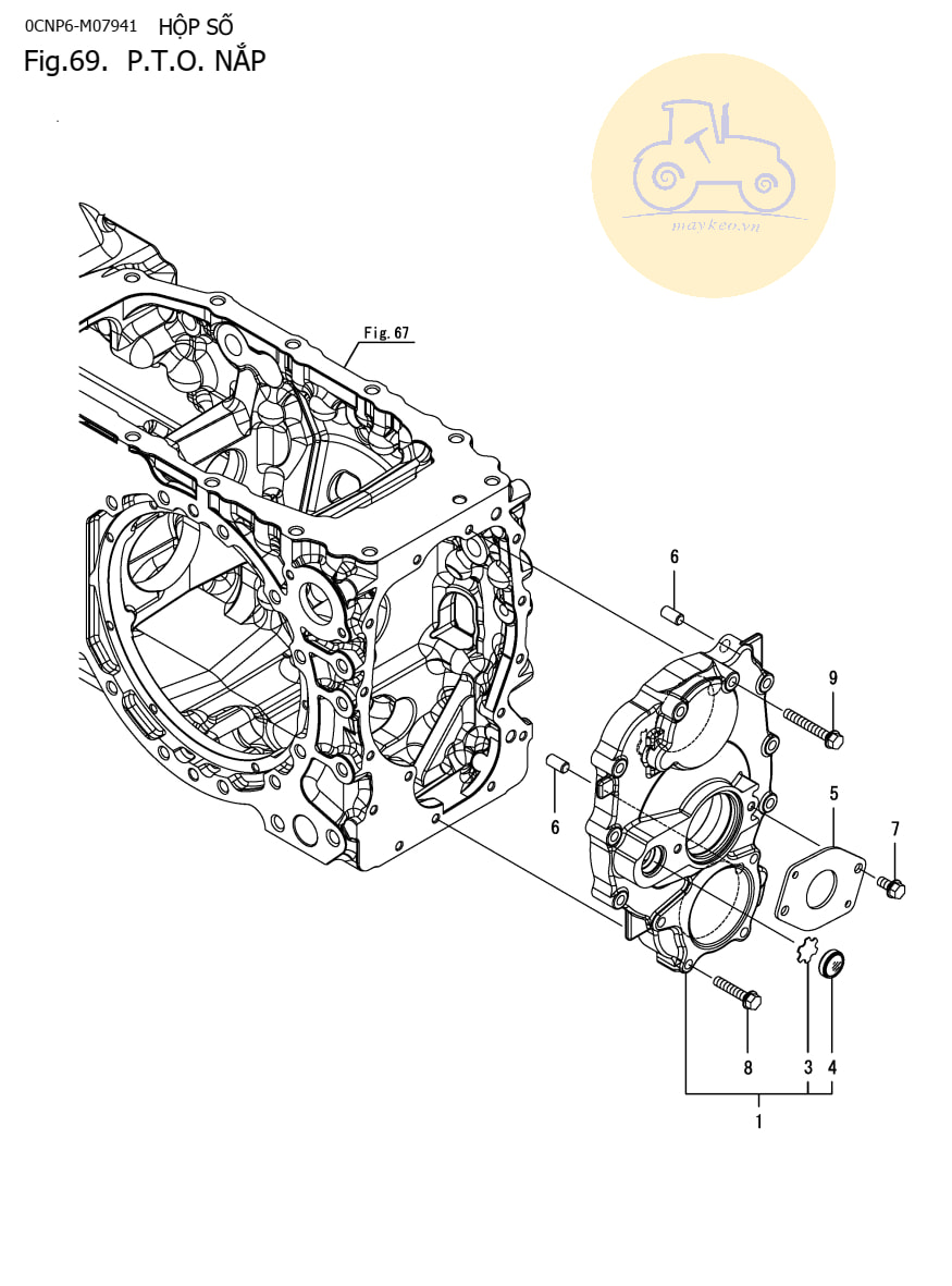 Nắp PTO