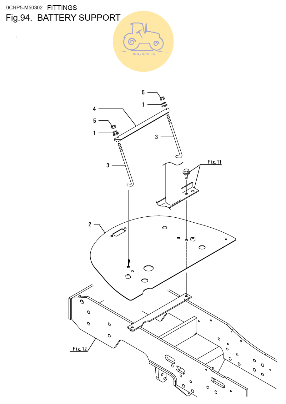 Giá đỡ ắc quy